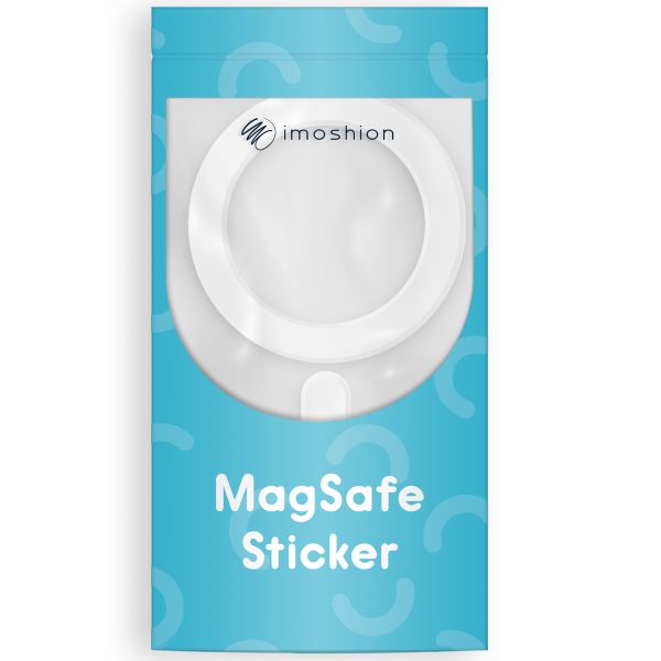 imoshion MagSafe sticker met installatiehulp - Wit