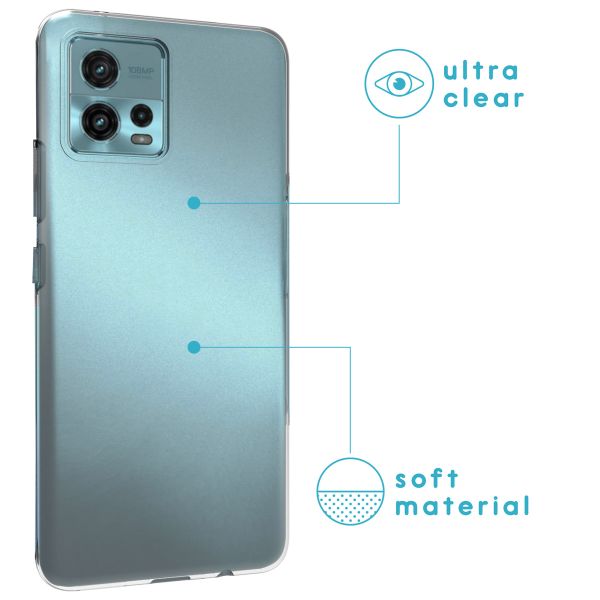 imoshion Softcase Backcover Motorola Moto G72 - Transparant