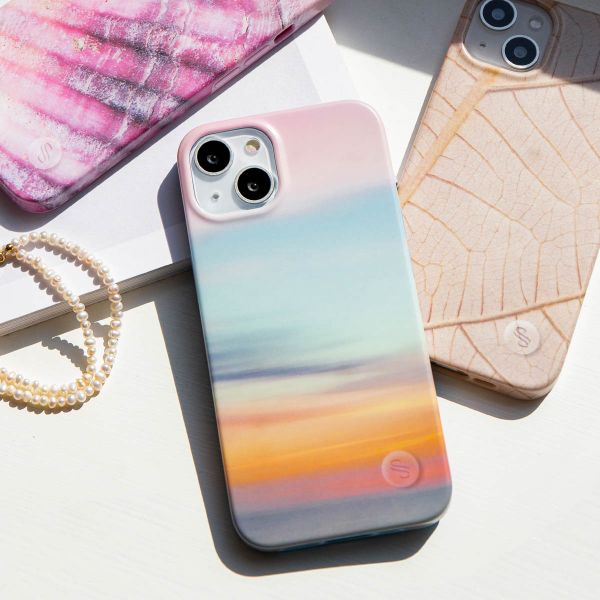 Selencia Aurora Fashion Backcover Apple iPhone 15 Plus - Sky Sunset Multicolor