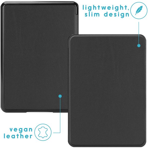 imoshion Slim Hard Case Bookcase Amazon Kindle Paperwhite (2018) - Zwart
