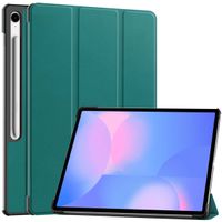 imoshion Trifold Bookcase Samsung Galaxy Tab S10 FE Plus - Donkergroen
