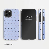 Selencia Vivid Back Cover Apple iPhone 12 (Pro) - Happy Dots Digital Sky