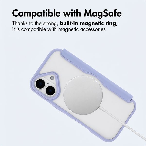 imoshion Transparent Bookcase with MagSafe Apple iPhone 17 - Lilac