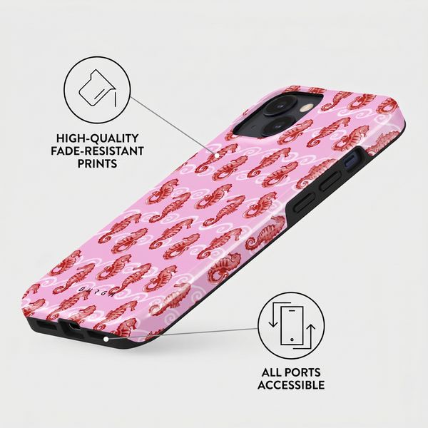 Burga Tough Back Cover with MagSafe Apple iPhone 15 - Coral Reef