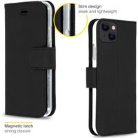 Accezz Wallet Softcase Bookcase iPhone 13 Mini - Zwart