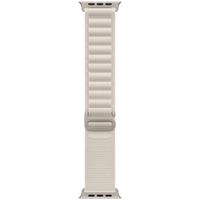 Apple Alpine Loop Band Apple Watch Series 1-10 / SE / Ultra (2) - 42/44/45/46/49 mm - Maat L - Starlight