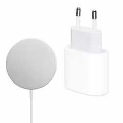 Apple Originele USB-C Power Adapter 20W + Originele MagSafe Oplader 25W - 2 meter - Wit
