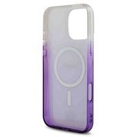 Guess MagSafe IML Glitter Gradient Case iPhone 16 Pro Max - Purple