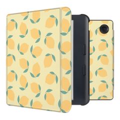 imoshion Design Slim Hard Case Sleepcover met stand Kobo Libra Colour - Citrus Dream