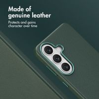Accezz Leather Back Cover with MagSafe Samsung Galaxy S26 Plus - Cedar Green