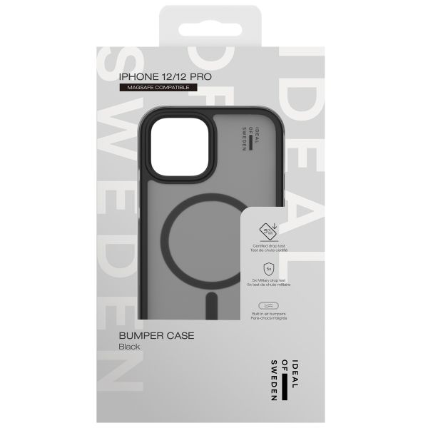 iDeal of Sweden Bumper Case MagSafe Apple iPhone 12 (Pro) - Zwart