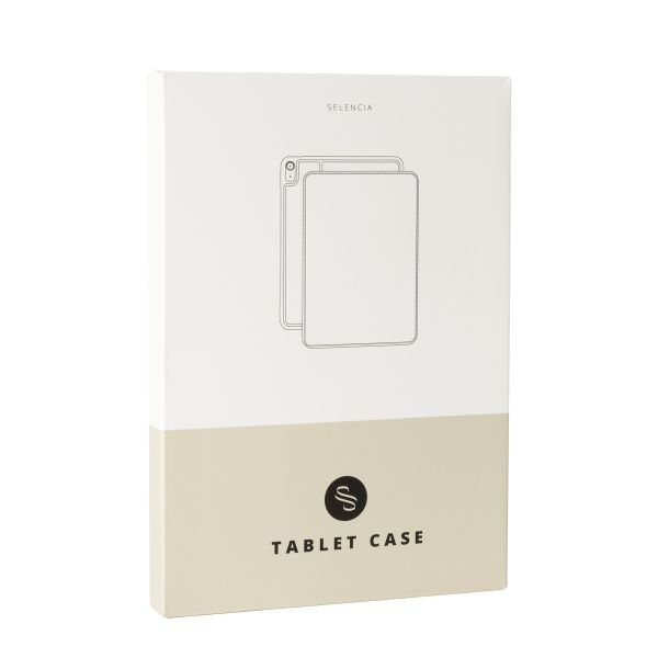 Selencia Sabi Bookcase Apple iPad 9 (2021) 10.2 inch / iPad 8 (2020) 10.2 inch / iPad 7 (2019) 10.2 inch - Mocha Brown