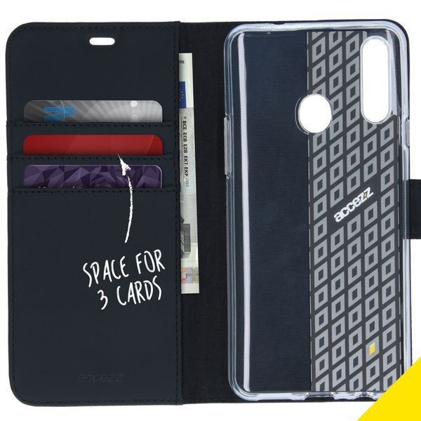 Accezz Wallet Softcase Bookcase Samsung Galaxy A20s - Zwart