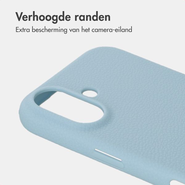 imoshion Texture Backcover Apple iPhone 17 - Lichtblauw