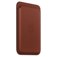 Apple Leather Wallet MagSafe (Apple Wallet 2nd Generation) - with Built-in AirTag Feature - Umber