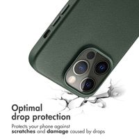 Accezz Leather Back Cover with MagSafe Apple iPhone 14 Pro Max - Cedar Green