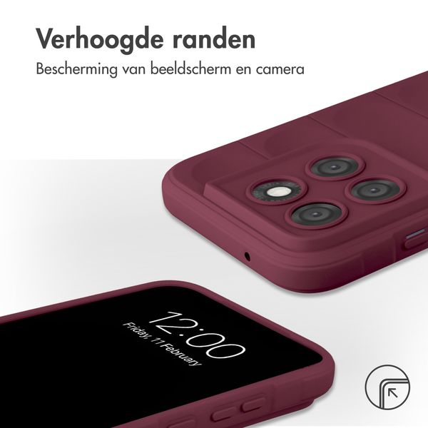 imoshion EasyGrip Backcover Motorola Moto G77 - Aubergine