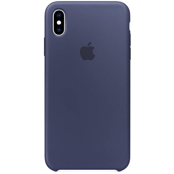 Apple Silicone Backcover iPhone Xs Max - Midnight Blue