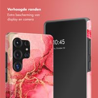 Selencia Vivid Backcover Samsung Galaxy S25 Ultra - Rosy Marble