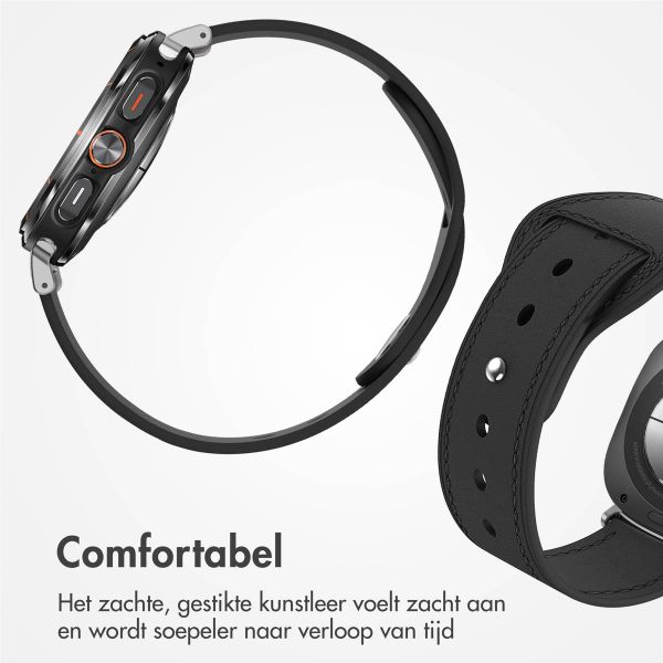 imoshion Lederen bandje Samsung Galaxy Watch Ultra (2024/2025) - Zwart
