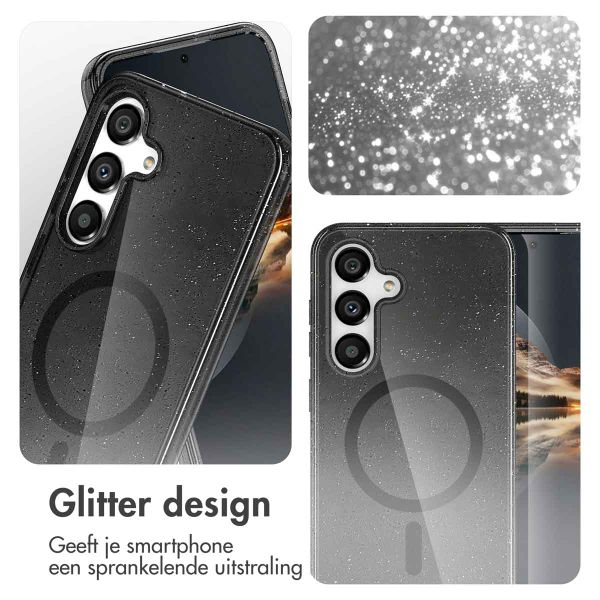 imoshion Sparkle Backcover met MagSafe Samsung Galaxy S25 Plus - Zwart