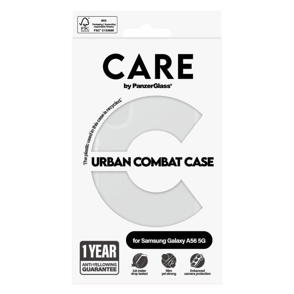 CARE by PanzerGlass Urban Combat Case Samsung Galaxy A56 - Transparant