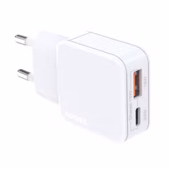 Accezz Ultra Slim GaN Oplader - USB-C + USB-A - 30W - Wit