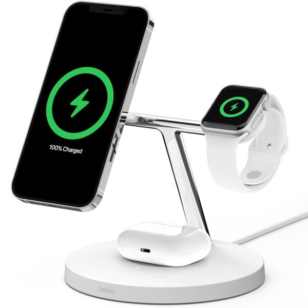 Belkin 3-in-1 Wireless Charger MagSafe iPhone + Apple Watch+AirPods