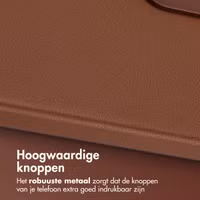 Accezz MagSafe Leather Backcover Samsung Galaxy A36 / A56 - Coffee Brown