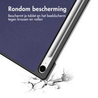 imoshion Trifold Bookcase Samsung Galaxy Tab S10 FE Plus - Donkerblauw