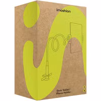 imoshion Flexibele tablethouder bureau - inclusief telefoonhouder - Zwart