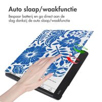 imoshion Design Slim Hard Case Sleepcover Kobo Elipsa 2E - Flower Tile