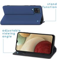 imoshion Slim Folio Bookcase Samsung Galaxy A12 - Donkerblauw