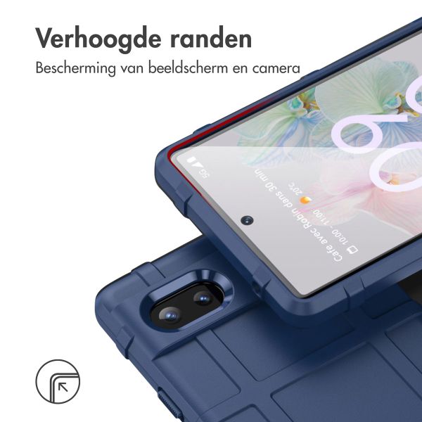 imoshion Rugged Shield Backcover Google Pixel 6a - Donkerblauw