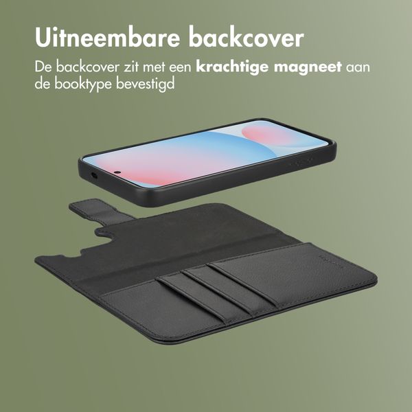imoshion Uitneembare 2-in-1 Luxe Bookcase Samsung Galaxy S24 FE - Zwart
