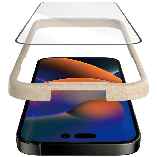 PanzerGlass Ultra-Wide Fit Anti-Bacterial Screenprotector incl. applicator Apple iPhone 14 Pro Max