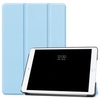 imoshion Trifold Bookcase Apple iPad 9 (2021) 10.2 inch / iPad 8 (2020) 10.2 inch / iPad 7 (2019) 10.2 inch - Lichtblauw