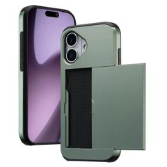 imoshion Backcover met pasjeshouder Apple iPhone 17 - Groen