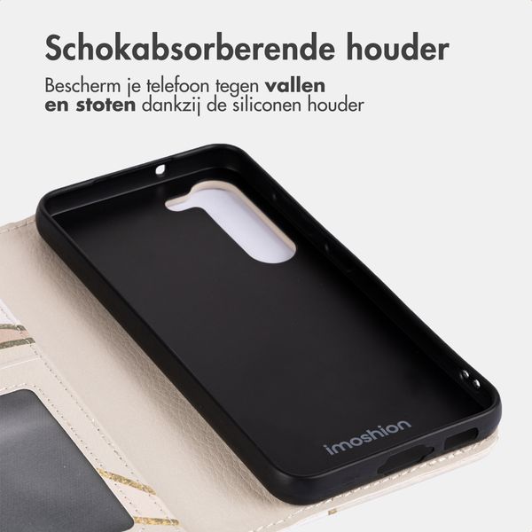 imoshion Design Bookcase Samsung Galaxy S23 - Beige Graphic