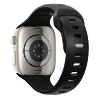 Nomad Tempo siliconen band Apple Watch Series 1 - 11 / SE / Ultra (44/45/46/49 mm) - Wide fit - Black