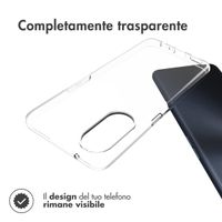 Accezz Clear Backcover Oppo Reno 8 T (4G) - Transparant