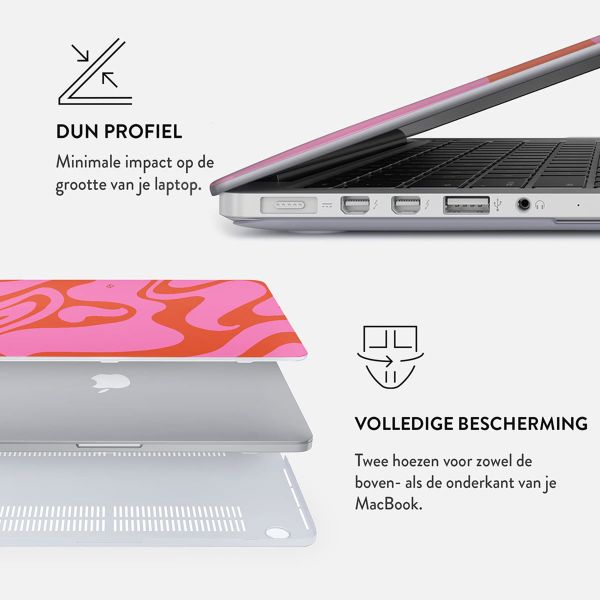 Burga Hardshell Cover voor de MacBook Pro 16 inch (2021 / 2023 M3 chip / 2024 M4 chip) - A2485 / A2780 / A2991 / A3186 / A3403 - Ride the Wave