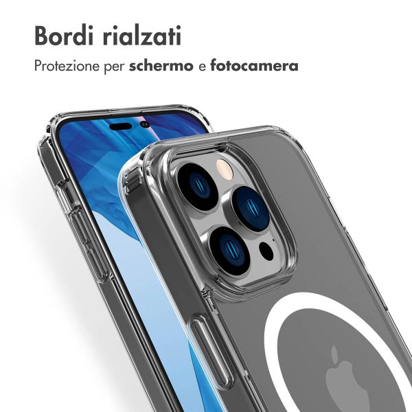 Accezz Clear Backcover met MagSafe Apple iPhone 14 Pro - Transparant