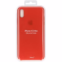 Apple Silicone Backcover Apple iPhone Xs Max - Red
