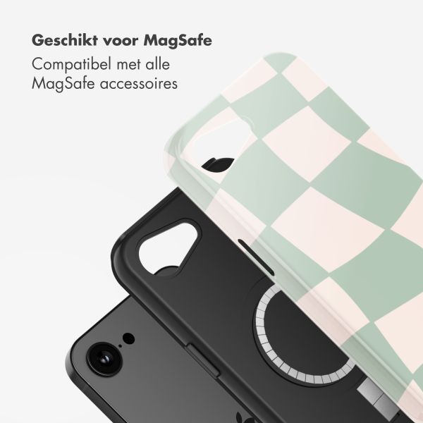 Selencia Vivid Backcover met MagSafe Apple iPhone 16e - Groovy Sage Green