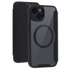 imoshion Transparent Wallet Case with MagSafe Apple iPhone 15 - Black