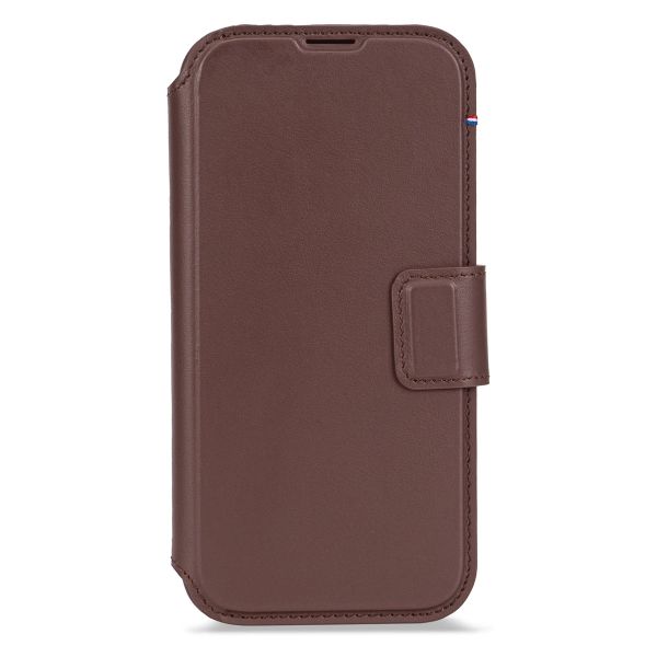 Decoded 2 in 1 Leather Detachable Wallet MagSafe Apple iPhone 17 - Chocolate Brown