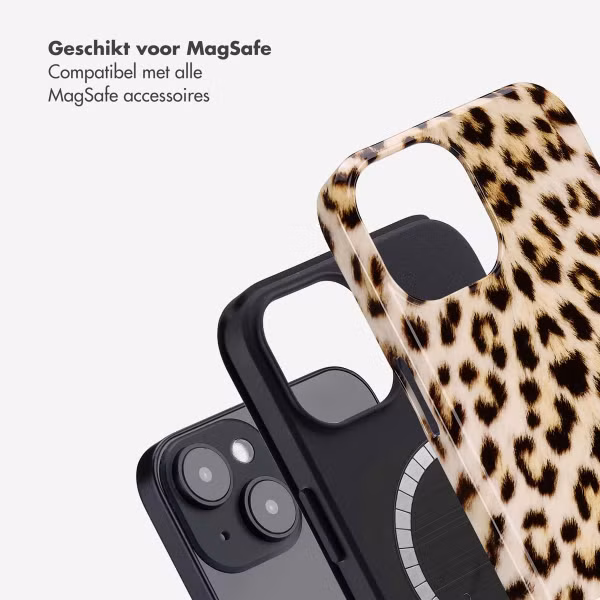 Selencia Vivid Backcover met MagSafe Apple iPhone 14 - Wild Leo