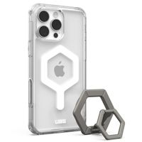 UAG Plyo Pro backcover + Magnetic Ring Stand Apple iPhone 16 Pro Max - Ice White / Titanium