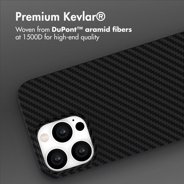 Accezz MagSafe Kevlar® Back Cover Apple iPhone 14 Pro Max - Black